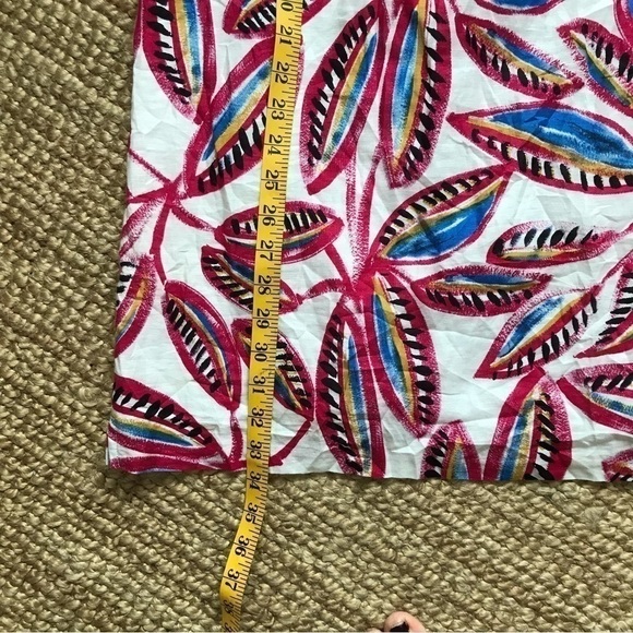 J.CREW linen blend summer dress with ruffle. Single shoulder off shoulder.Floral - Picture 10 of 10